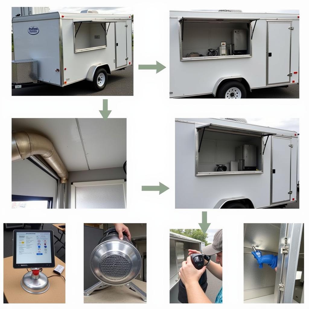 Installing and maintaining a food trailer exhaust hood