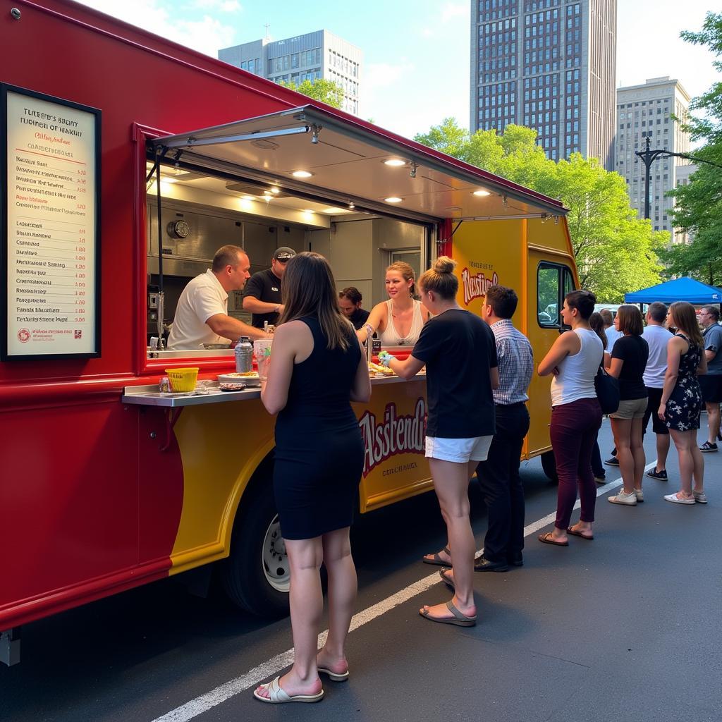 Food Truck Catering at a Cleveland Event