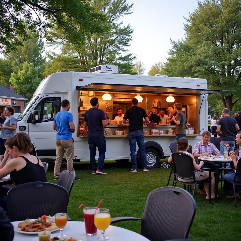 Food Truck Catering an Event