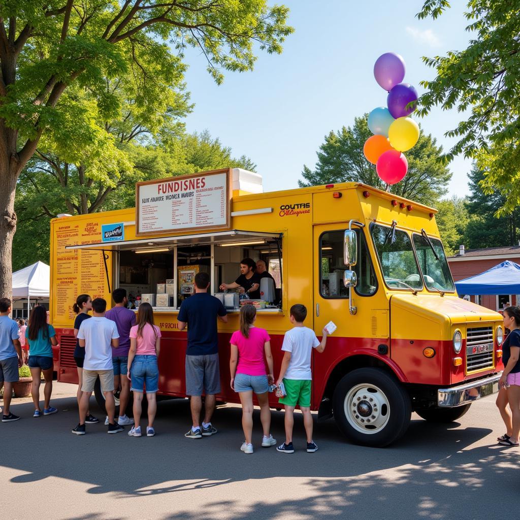 Food Truck at a Fundraising Event