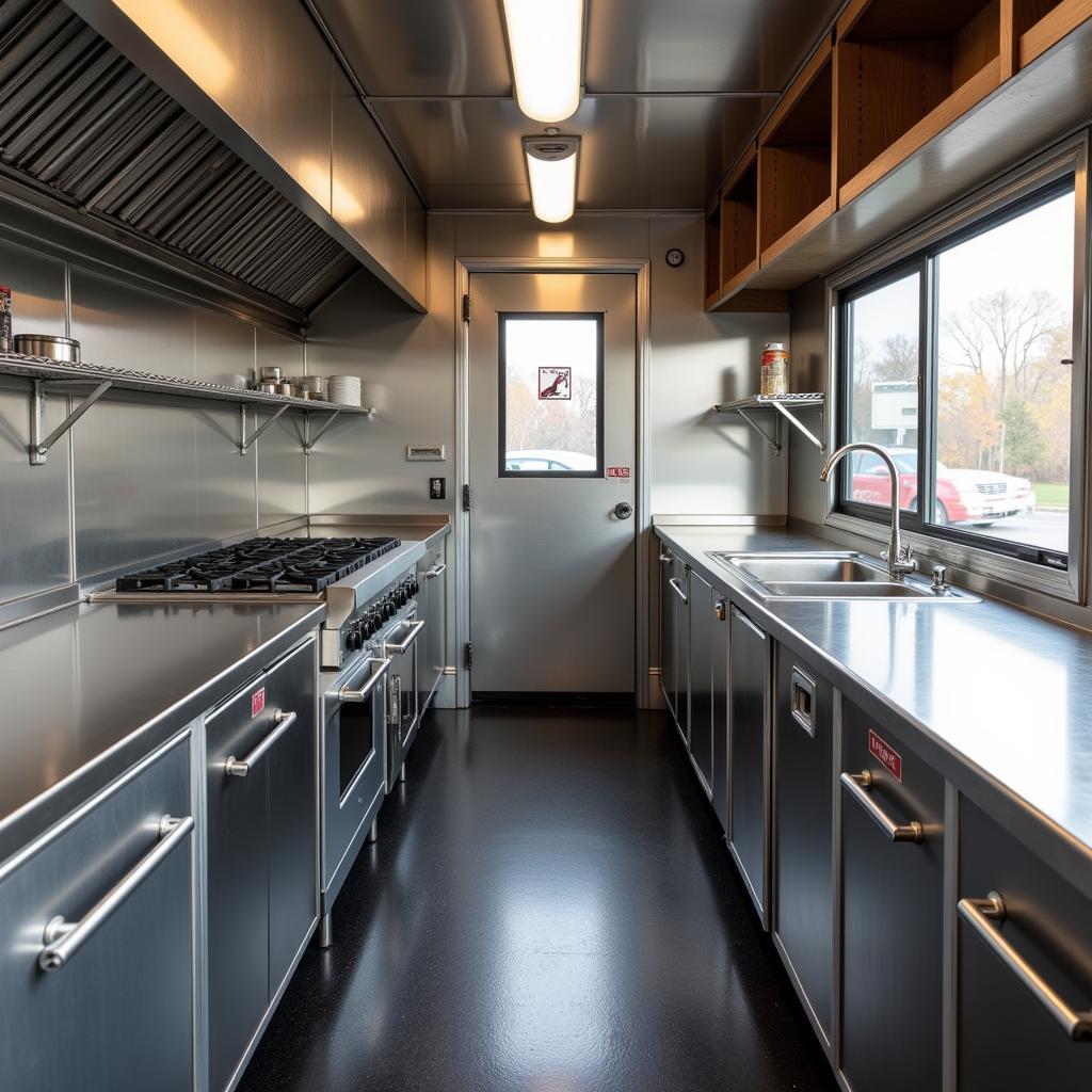 Food Truck Interior Kitchen Equipment