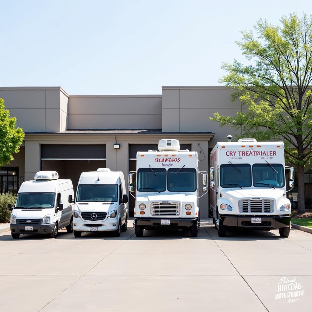 Comparing different food truck sizes