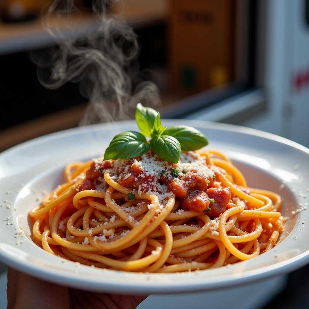 Gourmet Food Truck Spaghetti