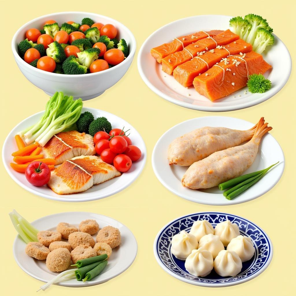 Food Variety For Steaming