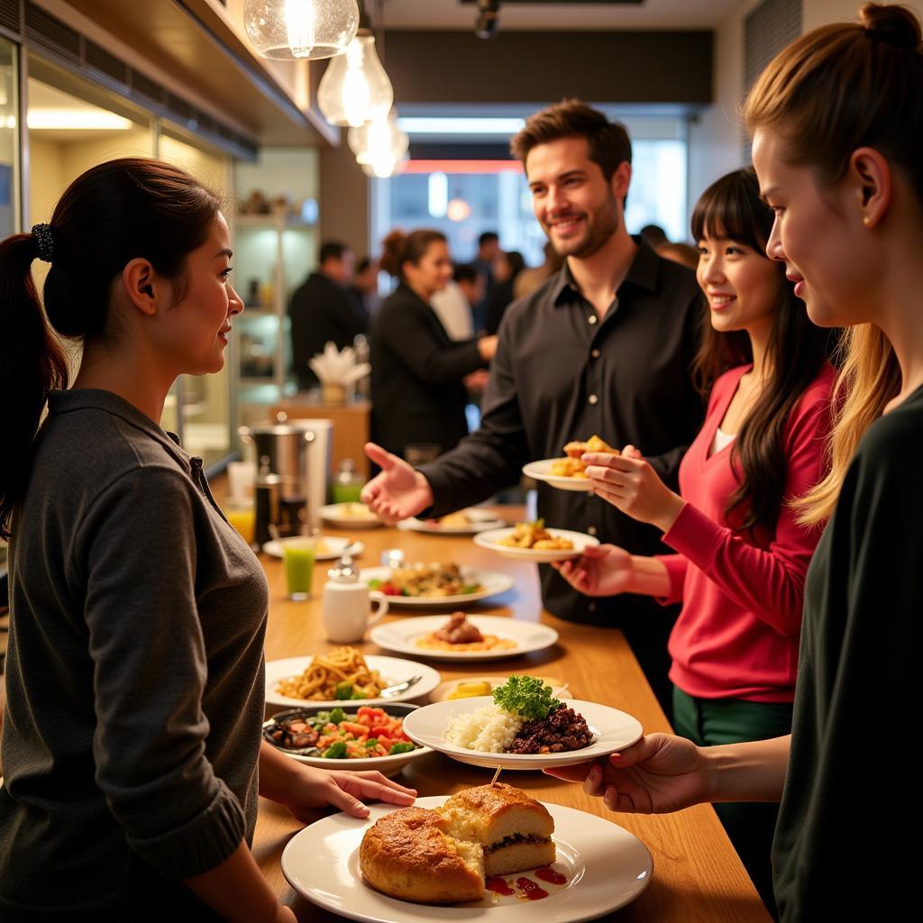 Restaurant Offering Free Food Samples