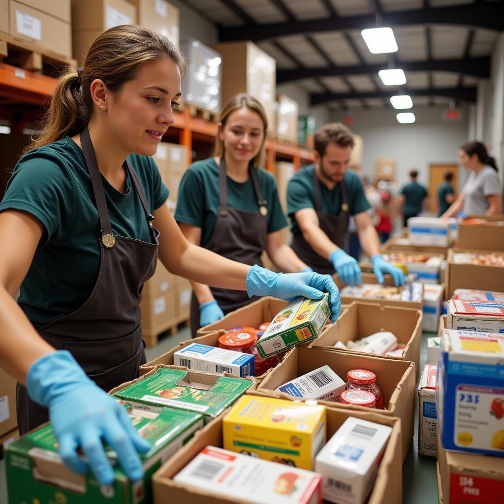 Gastonia NC Food Bank Volunteers