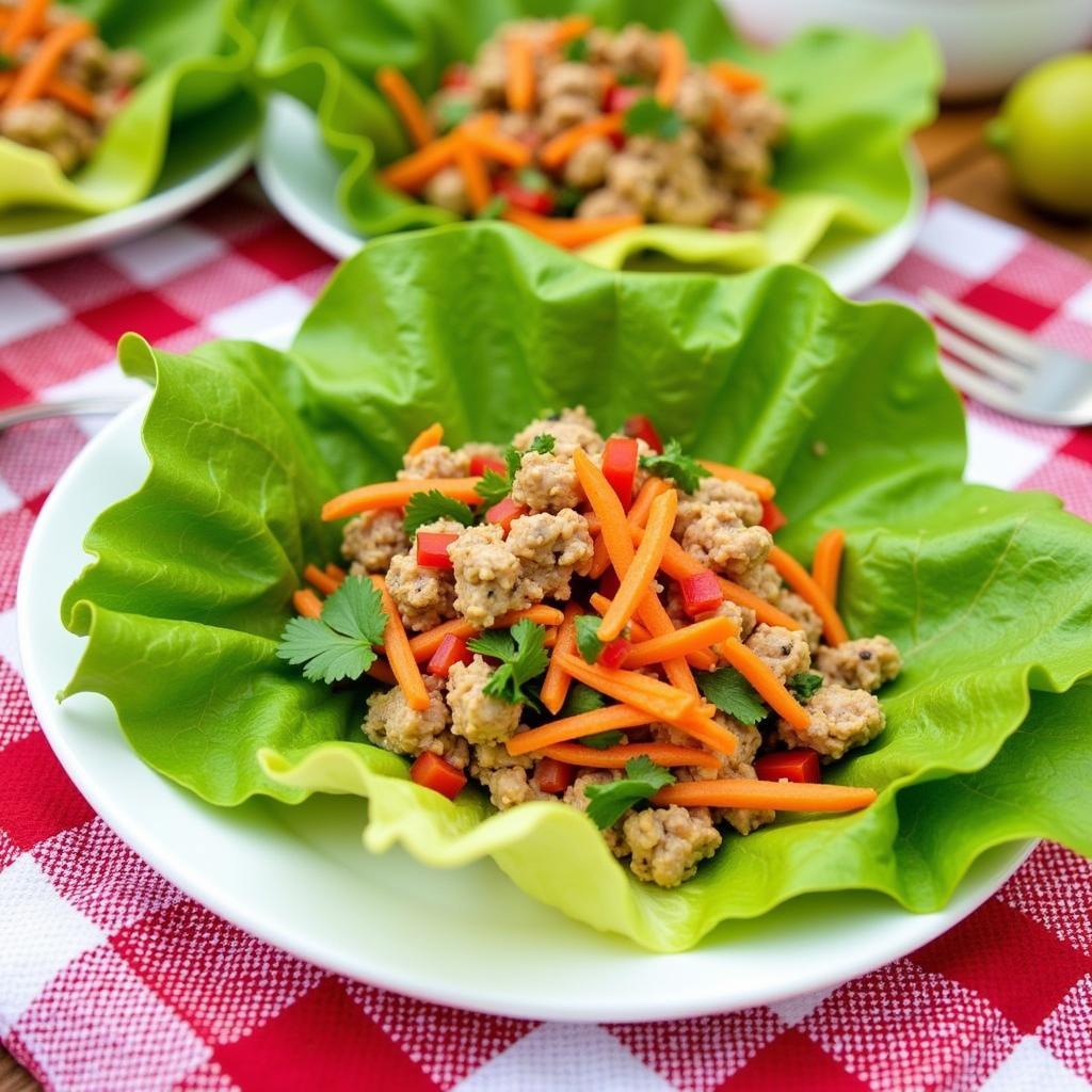 Gluten-Free Lettuce Wraps for a Picnic