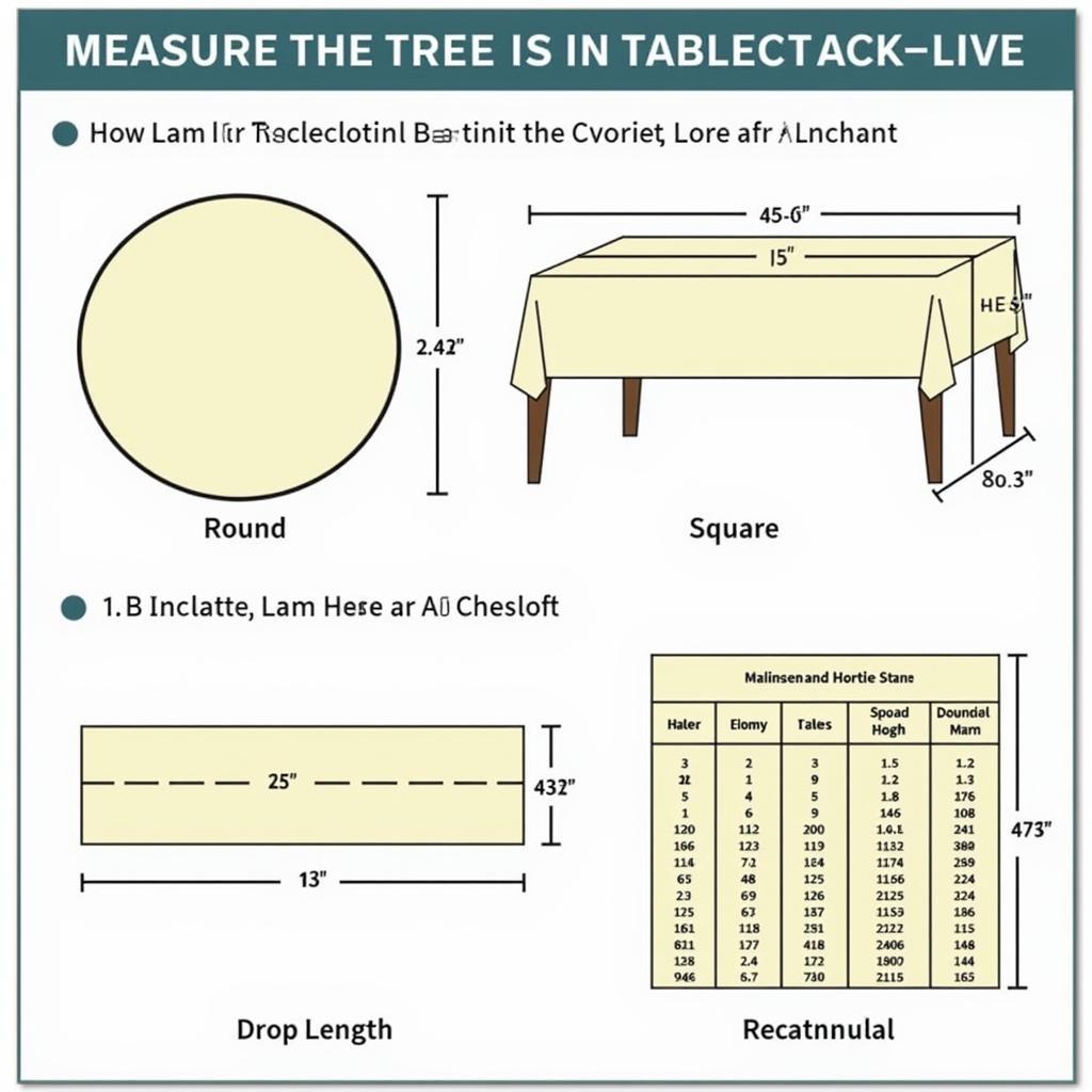 Finding the Right Tablecloth Size at Gordon Food Service