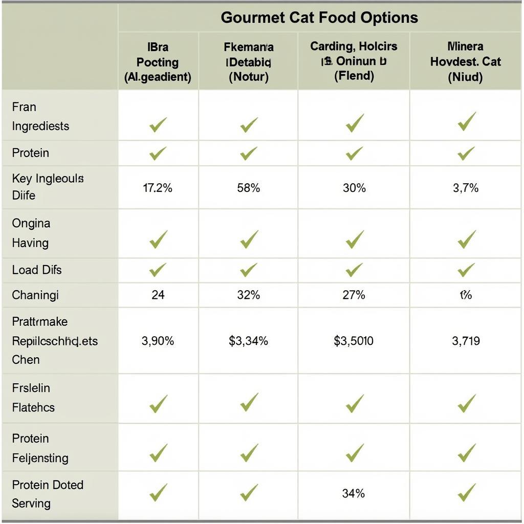 Gourmet Cat Food Options