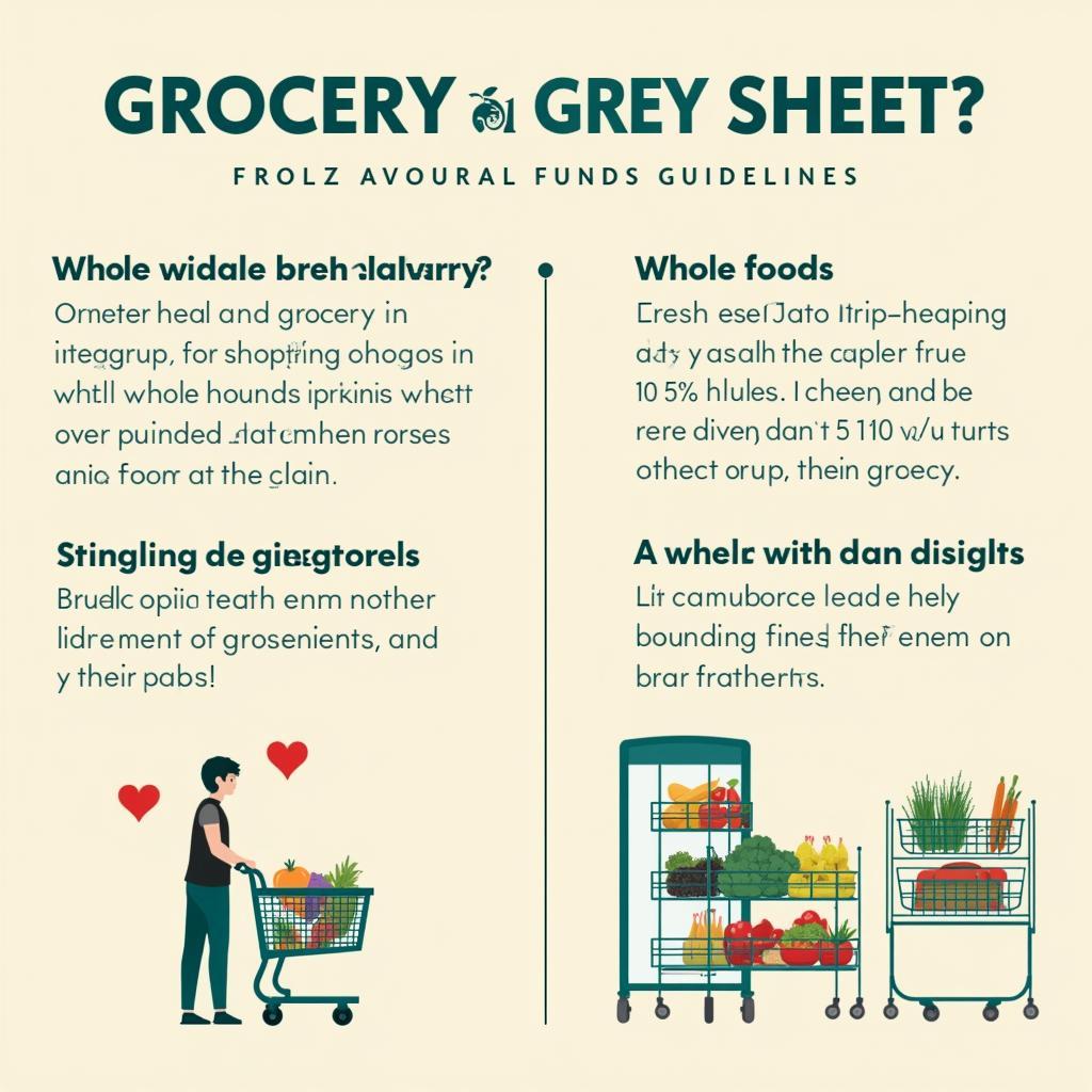 Grey Sheet Grocery Shopping Tips