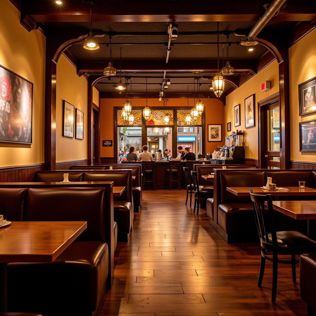 Inside a Hastings Nebraska Restaurant