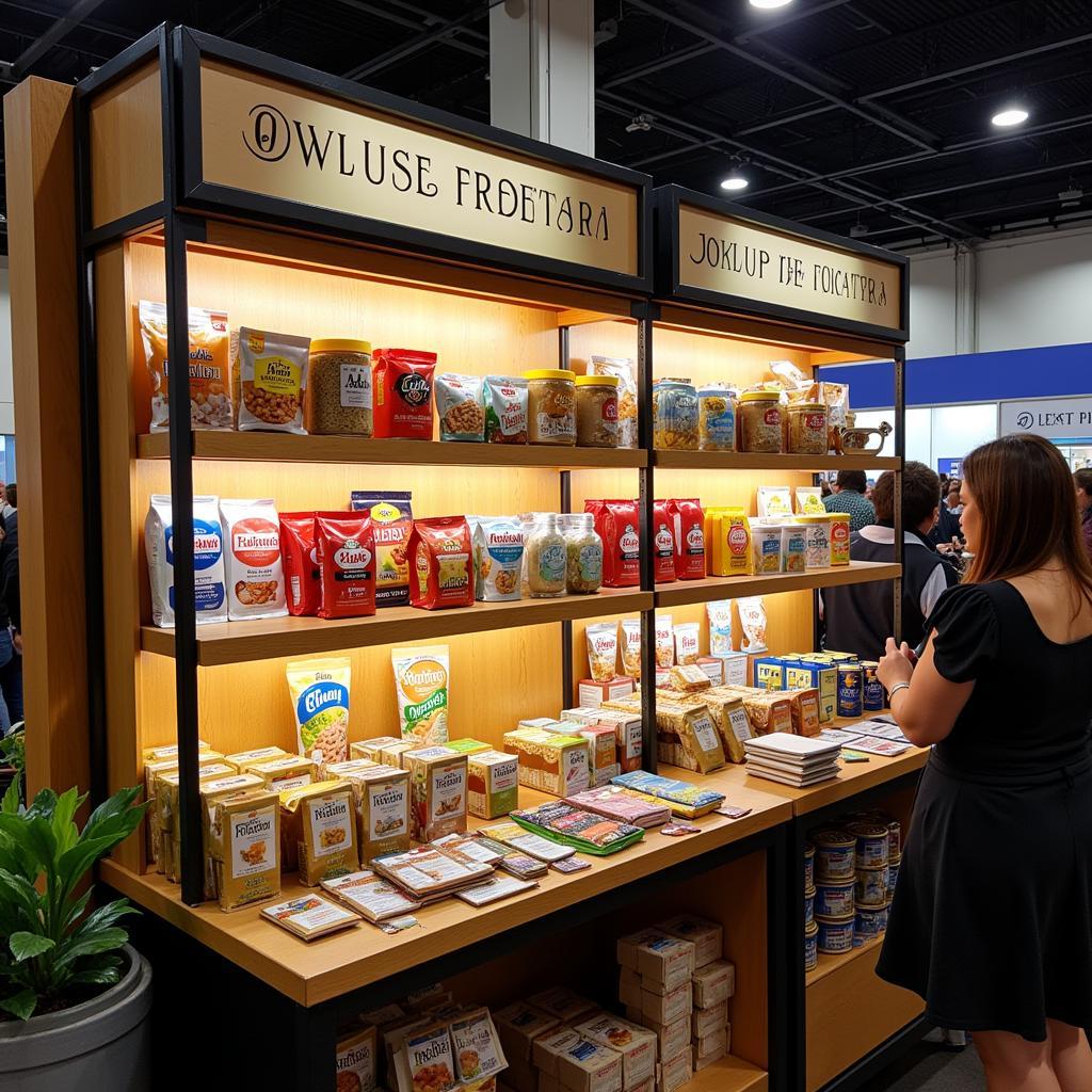 New product display at the Hawaii Food and New Products Show