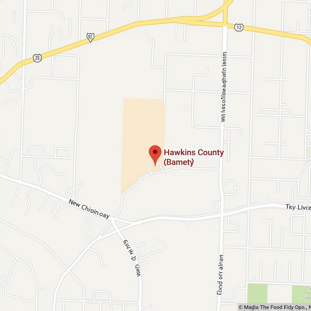 Hawkins County Food Stamp Office Location Map