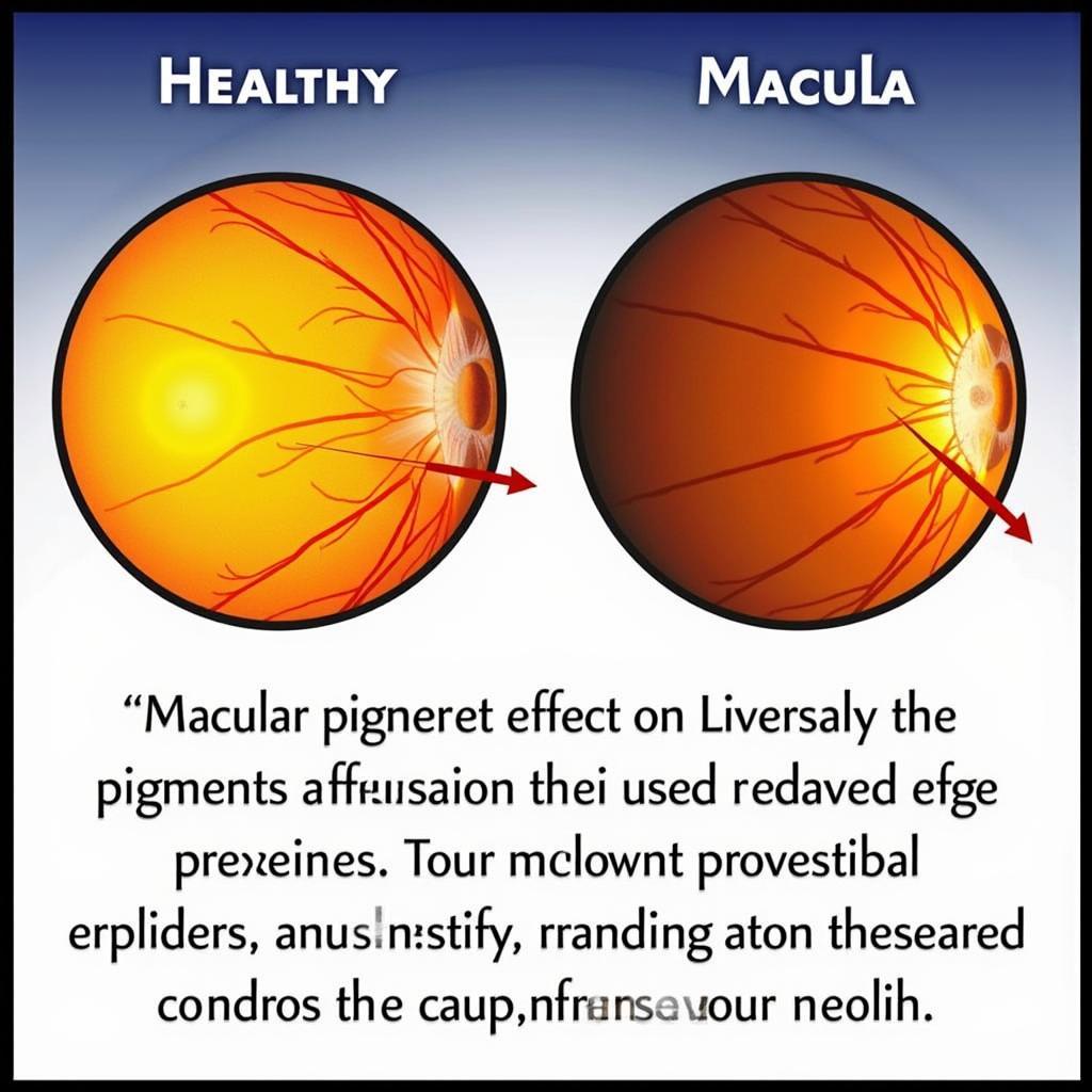 Healthy Macula vs. Damaged Macula