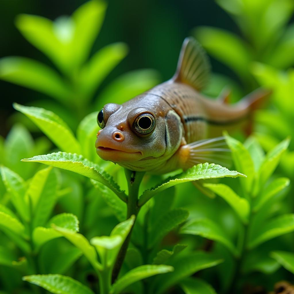 Herbivore Fish Eating Aquatic Plants