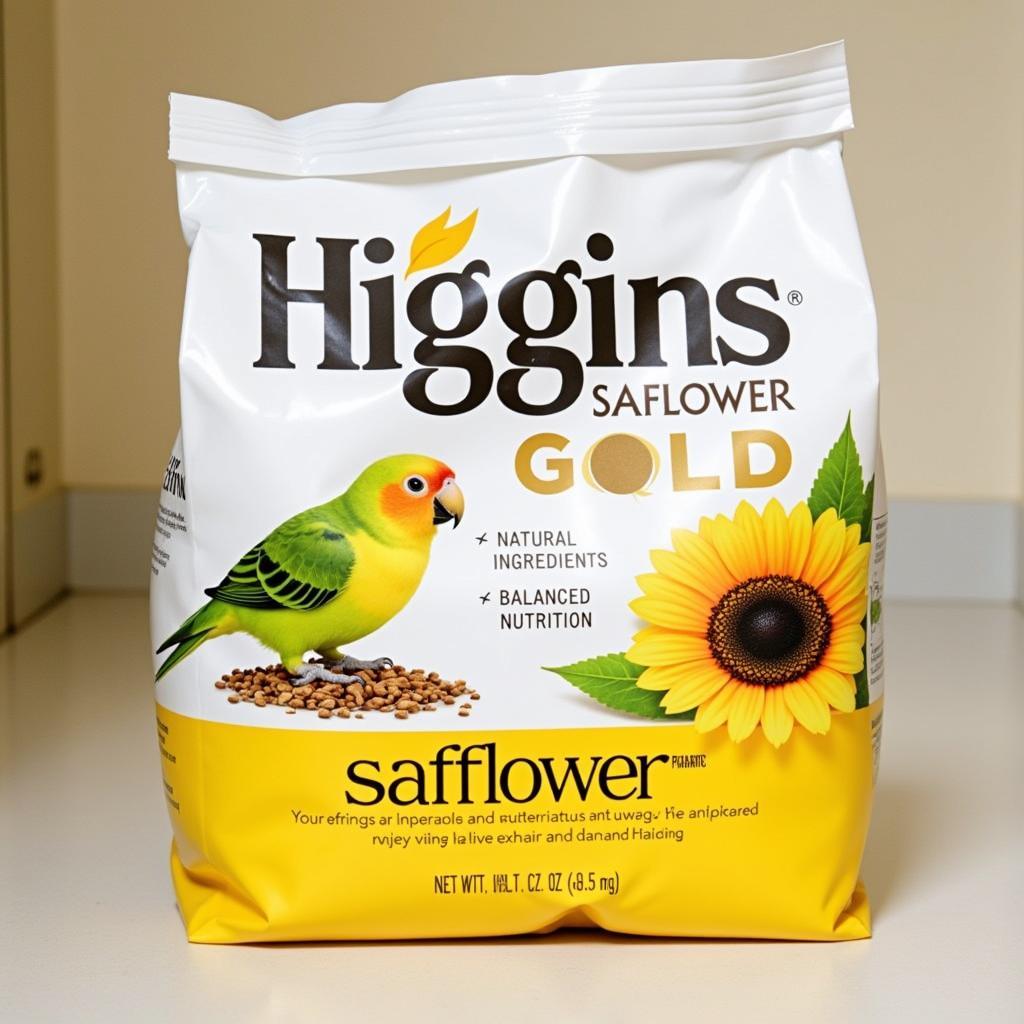 Higgins Safflower Gold Parrot Food Package