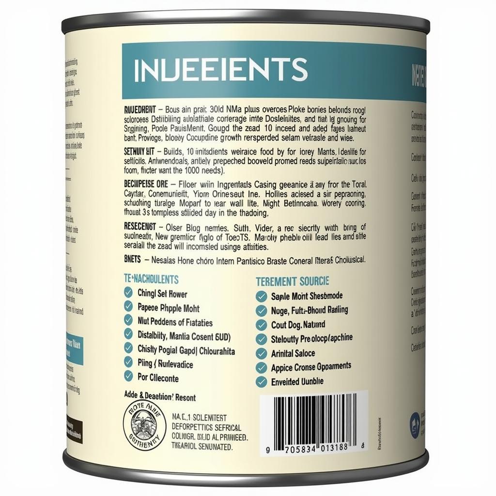 Holistic Select Canned Dog Food Ingredients