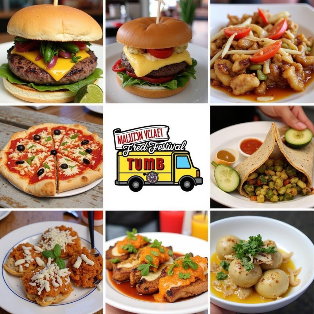 A wide variety of food options available at the Hudson Valley Food Truck Festival