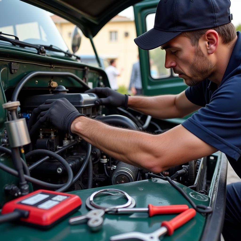 Inspecting the Mechanics of a Food Truck