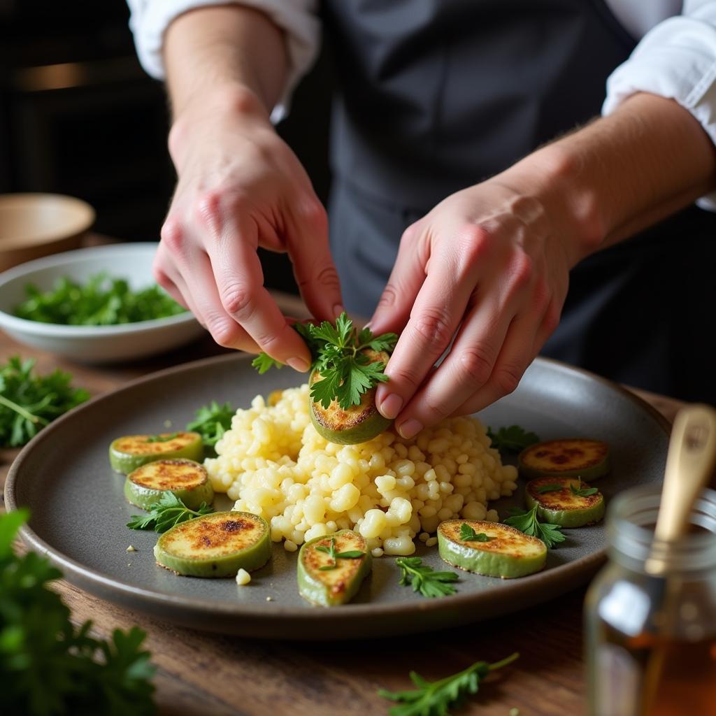 Irish Catering Chef Preparing Food