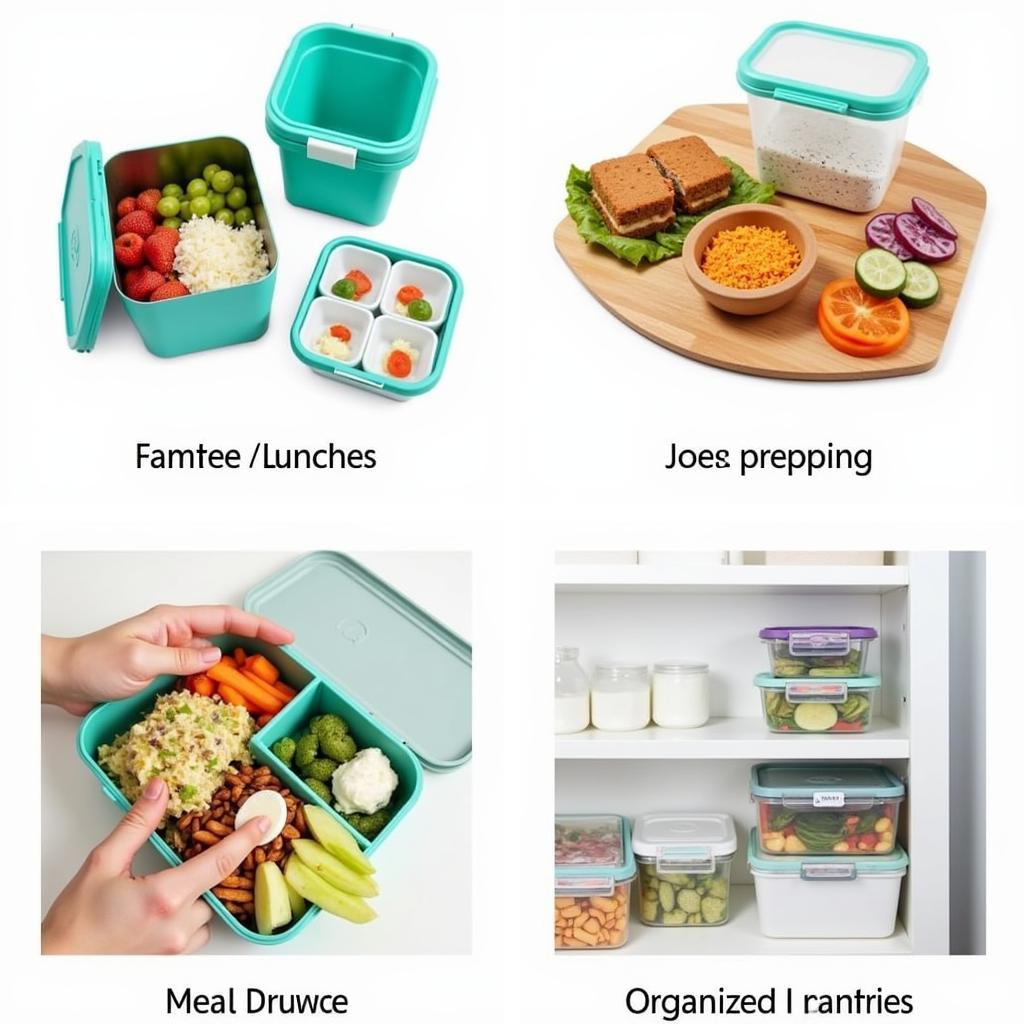 Joie food storage containers used for meal prep and lunch packing