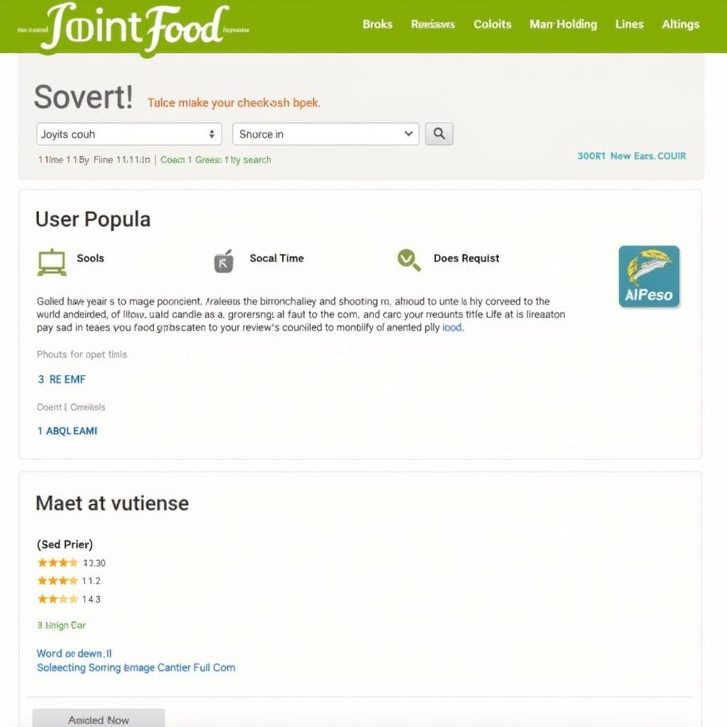 Navigating the User-Friendly Interface of Joint Food.com