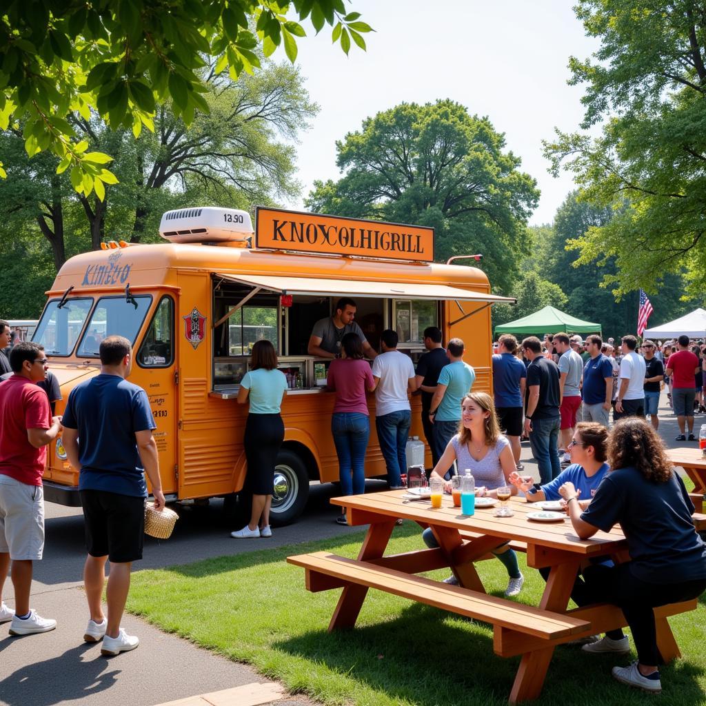 Kincho Grill Food Truck at a Local Event