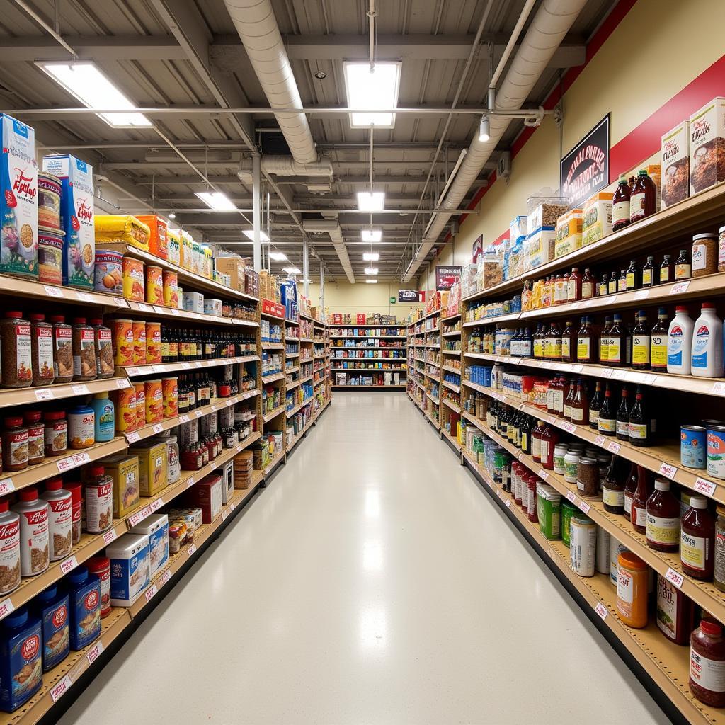 Grocery Aisles at King Food Saver Cassville, MO