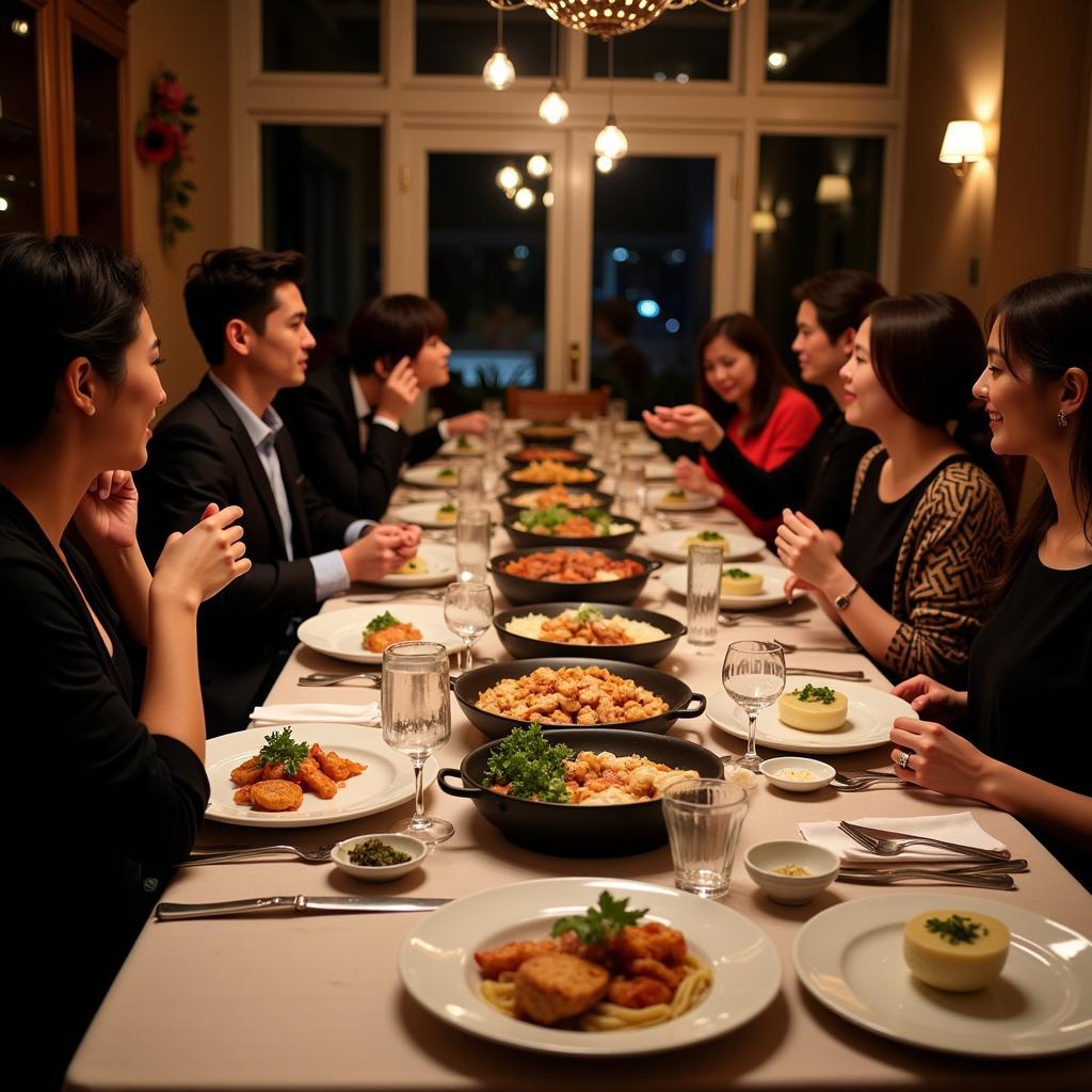 Korean Food Catering at a Private Event in NYC