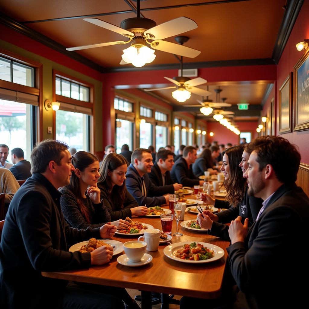 A bustling Kosher Restaurant in Sacramento