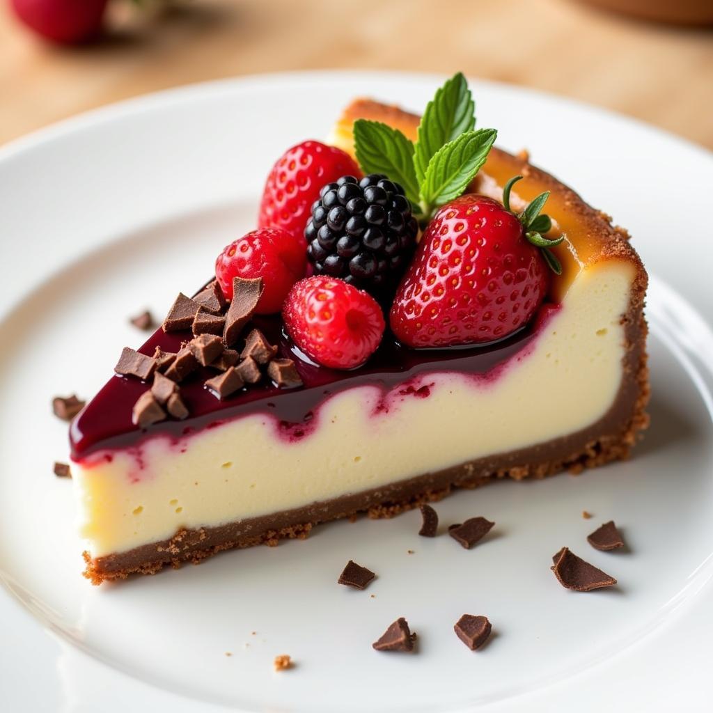 Kraft Cheesecake with Toppings