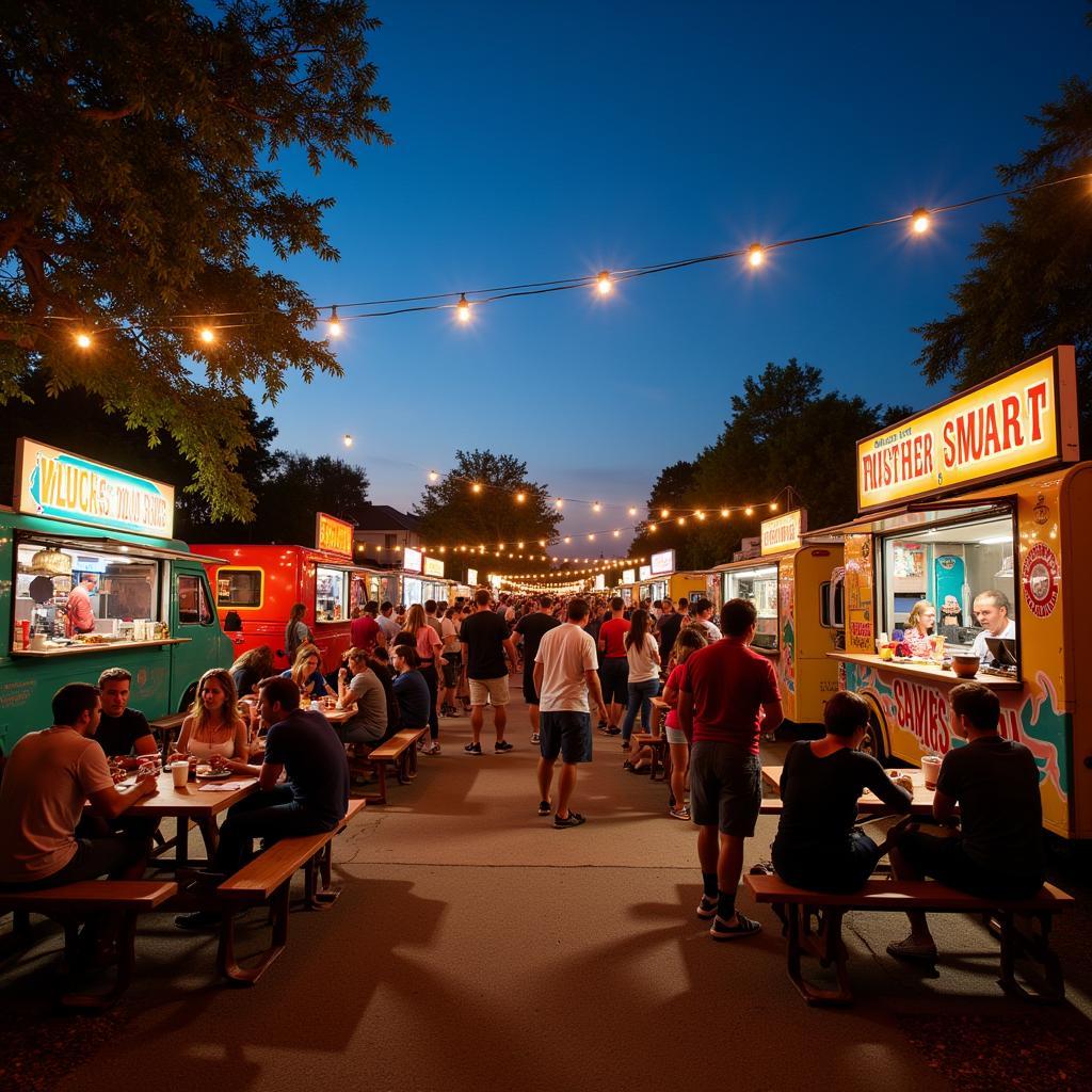 Lakeland Food Truck Rally Atmosphere