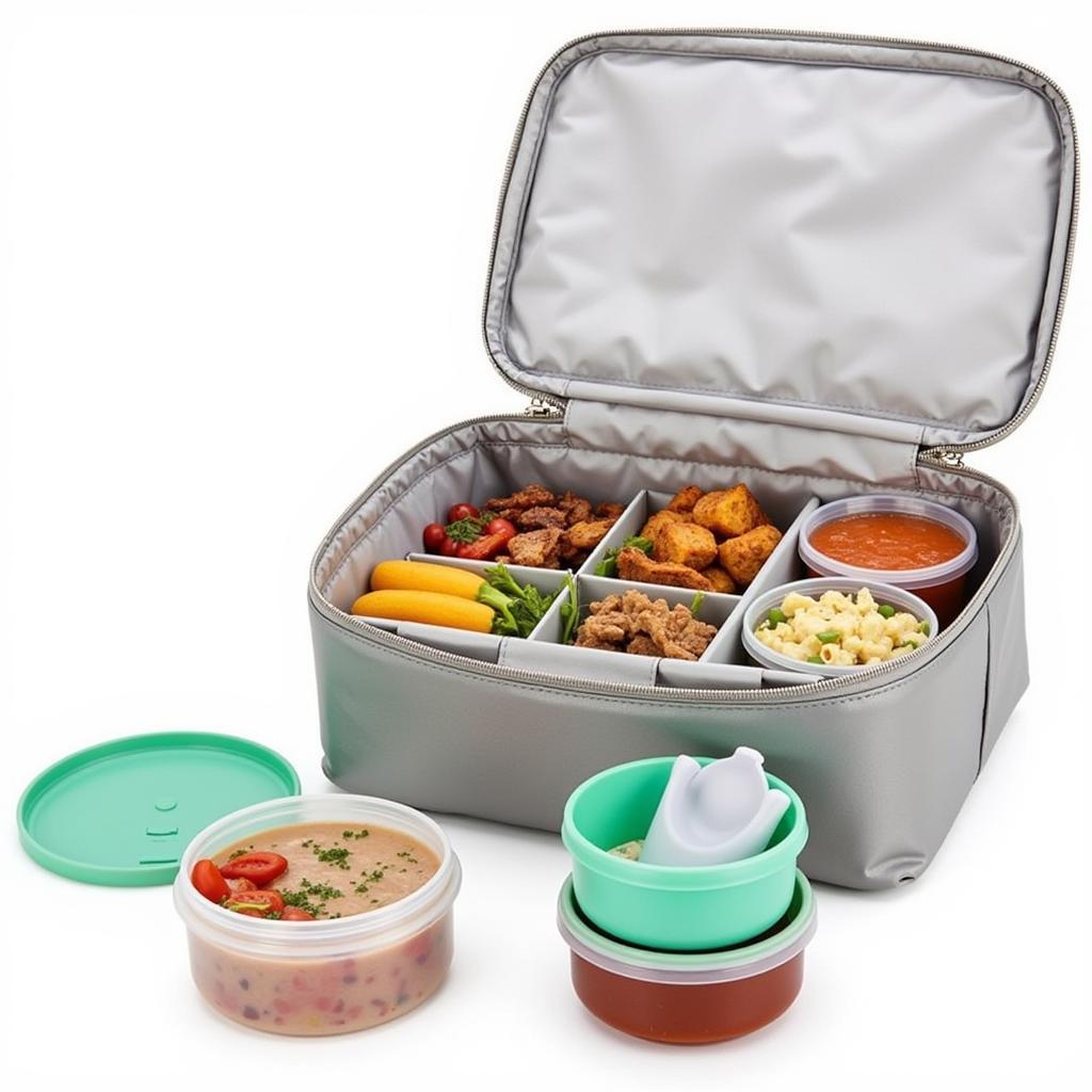 Leak-Proof Food Storage with Attached Lids