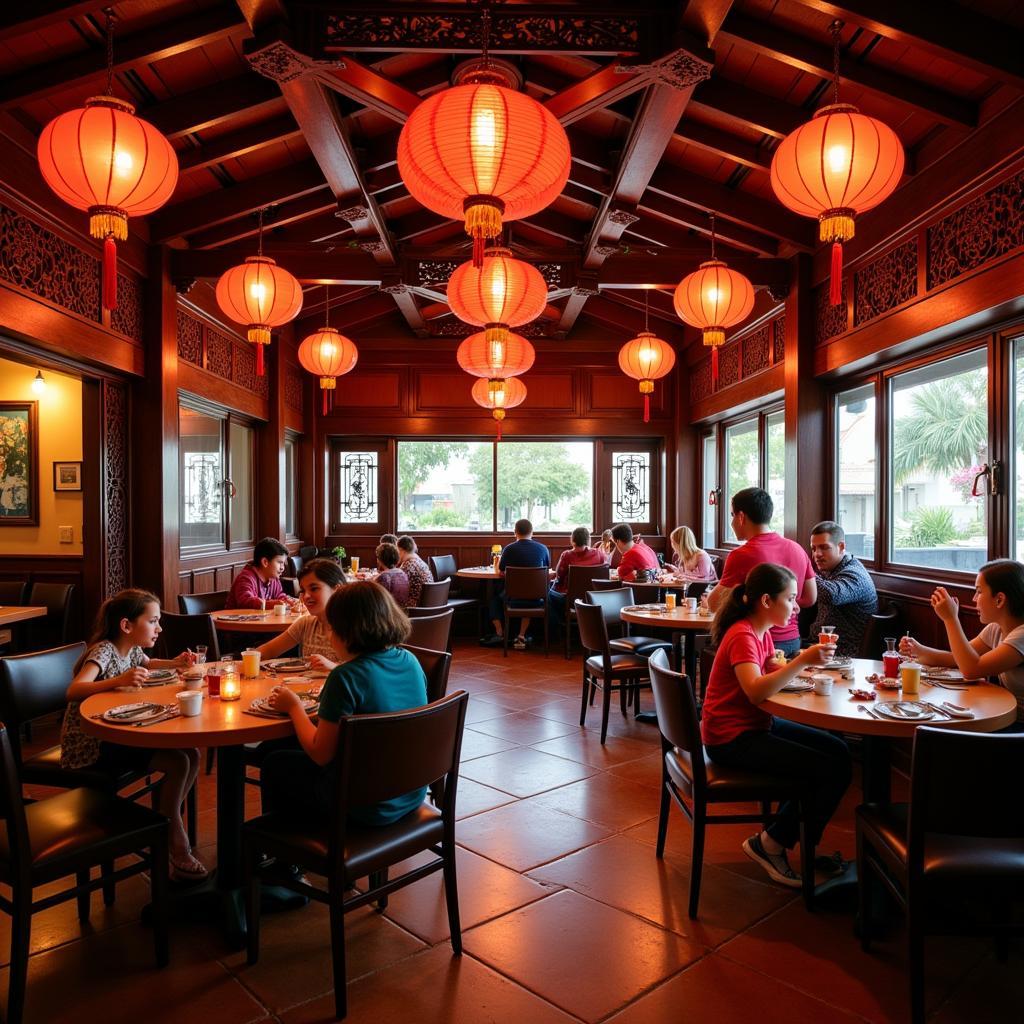 Authentic Chinese Restaurant Interior in Lehigh Acres