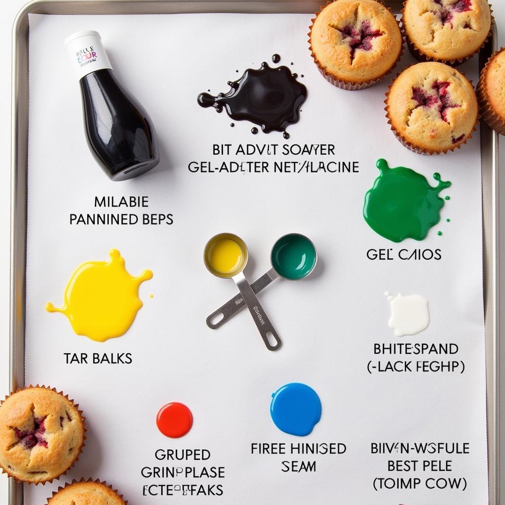 Different types of food coloring for baking comparison