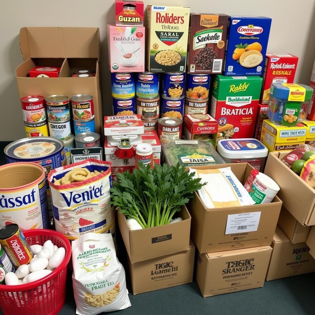 Community Donations at the Lockhart Food Pantry