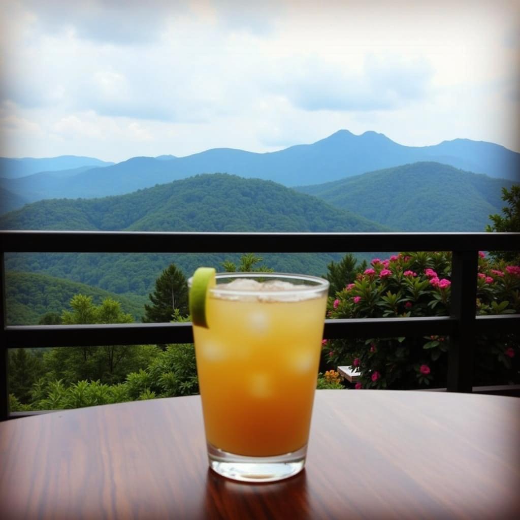 Loco Burro Gatlinburg Rooftop View