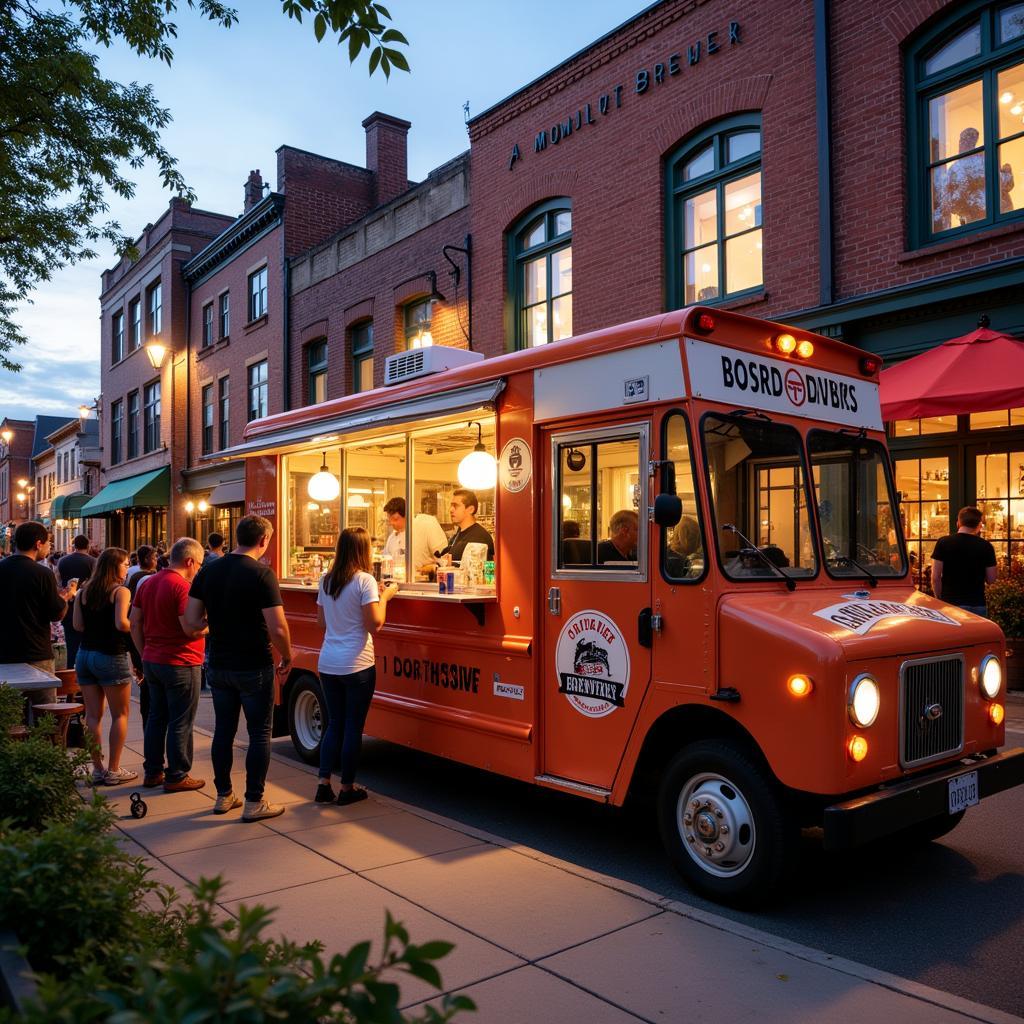 Louisville Food Truck at a Brewery