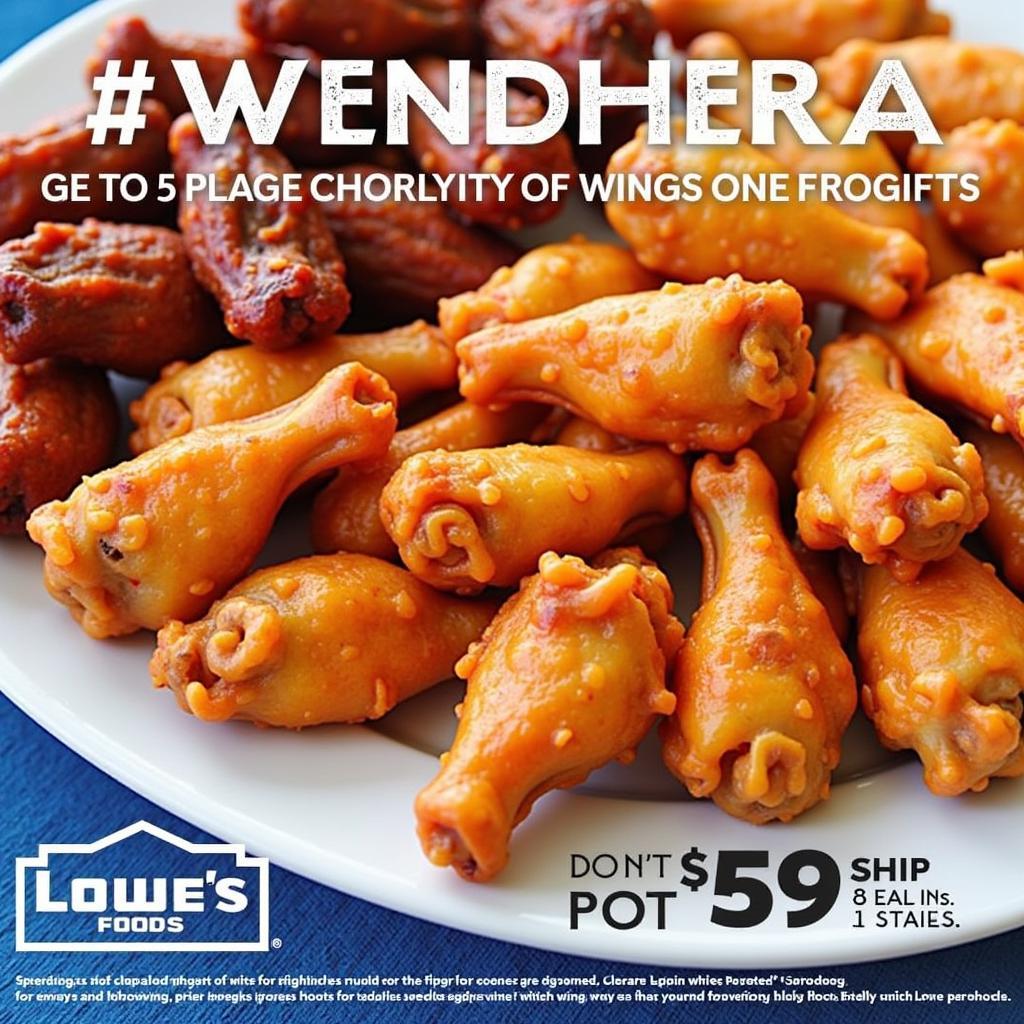 Lowes Foods Wing Wednesday Deals Image