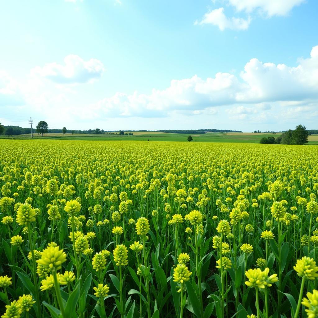 Lush Cowpea Field Ready for Wildlife