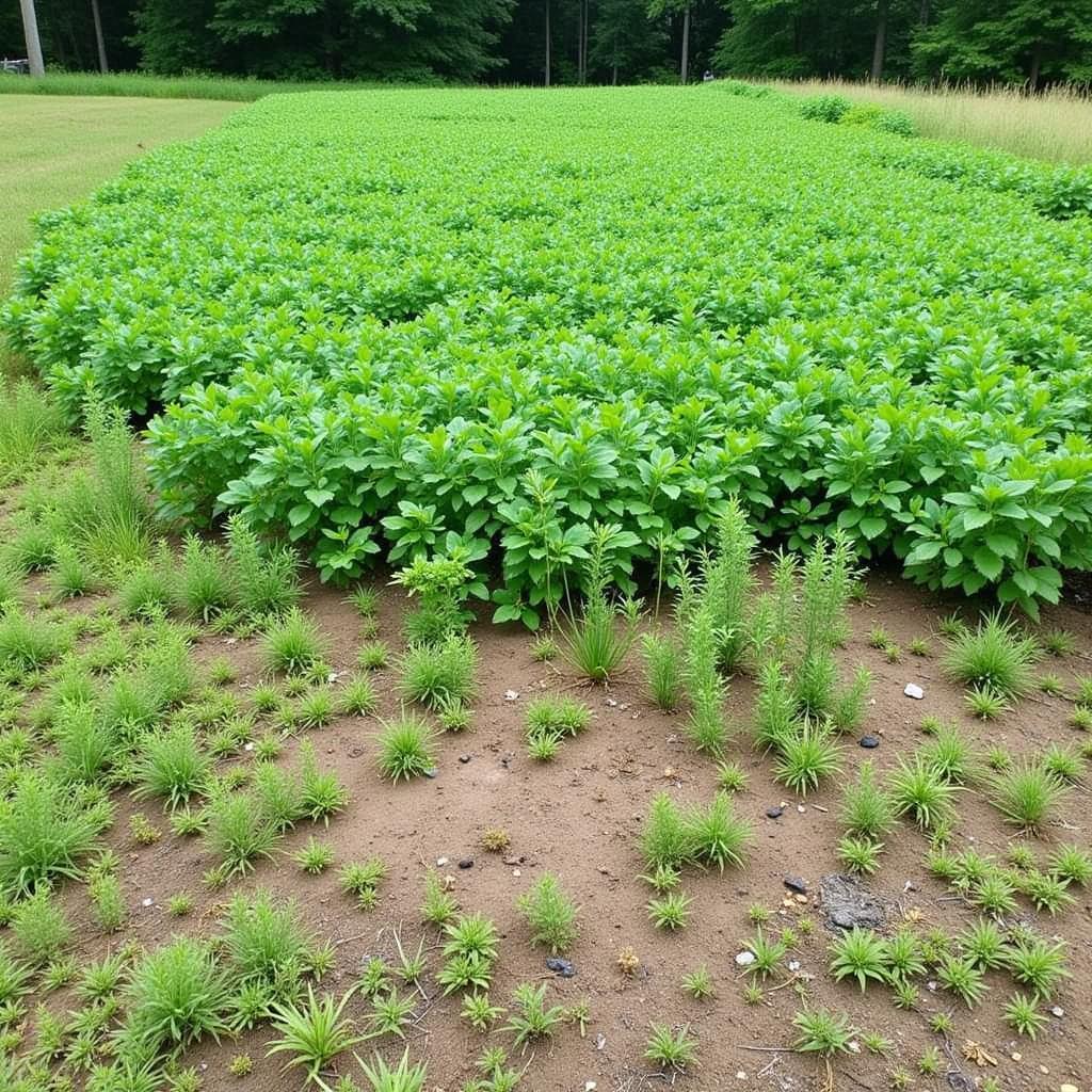 Thriving Deer Food Plot