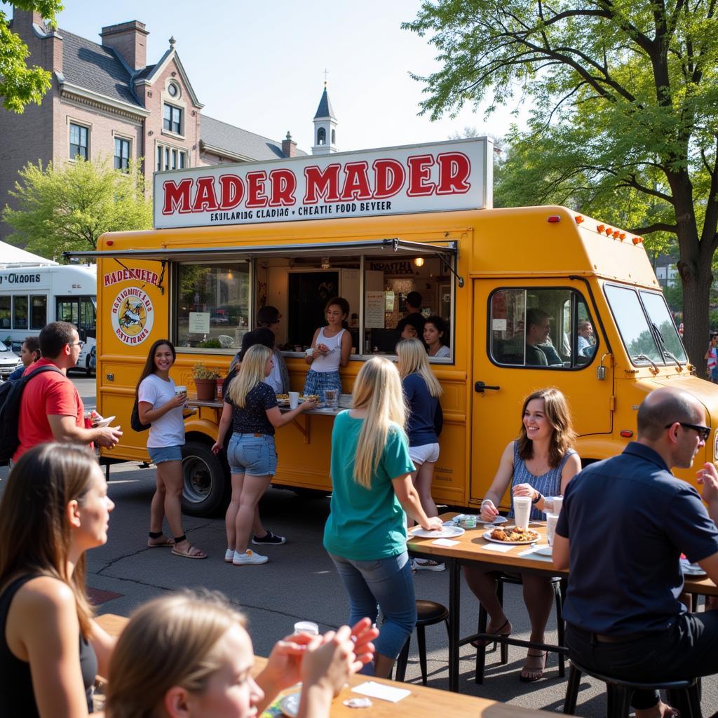 Mader Mader Food Truck as a Community Gathering Spot