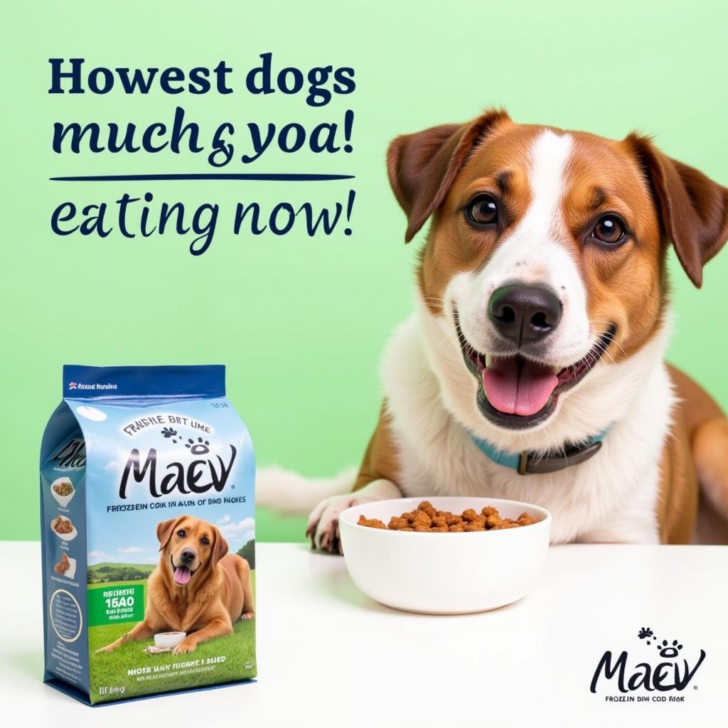 Maev Dog Food Dog Eating