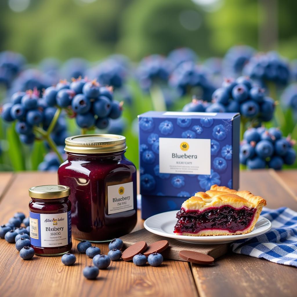 Maine Wild Blueberry Products: Jams, Pies, and More