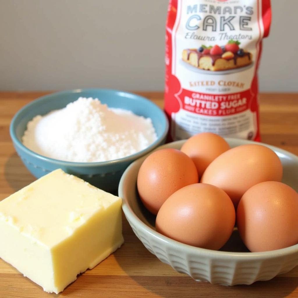 Mama's Pound Cake Ingredients