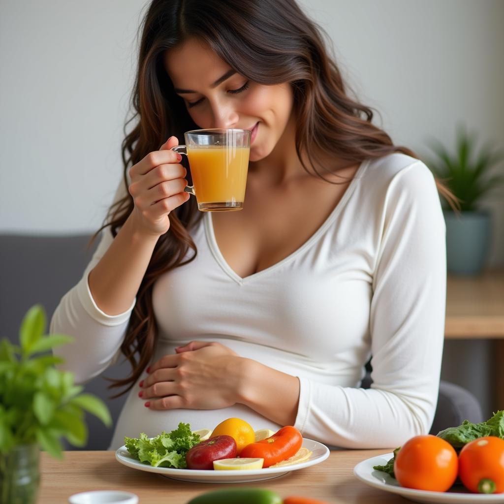 Managing Pregnancy Discomfort with Real Food