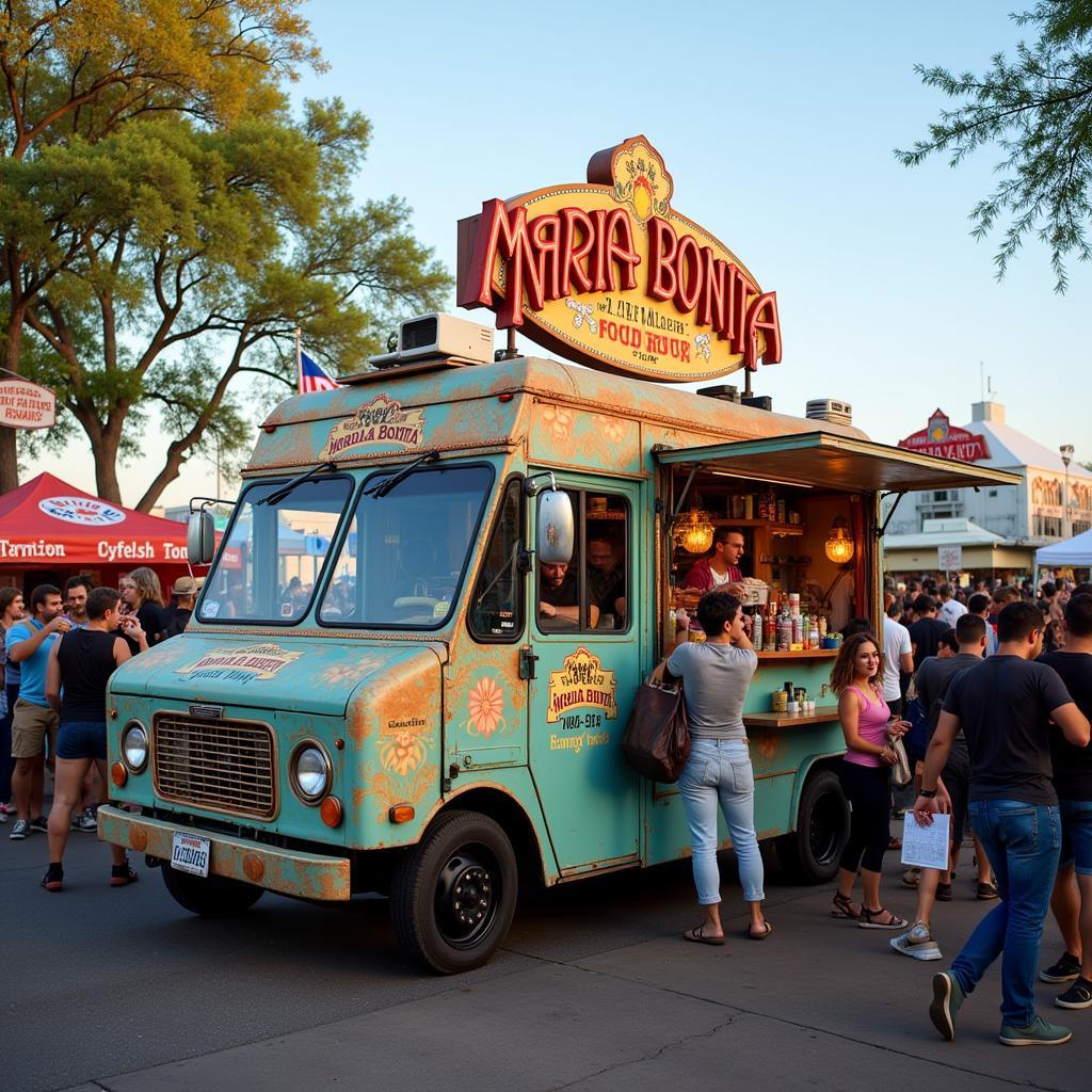 Maria Bonita Food Truck at a Festival