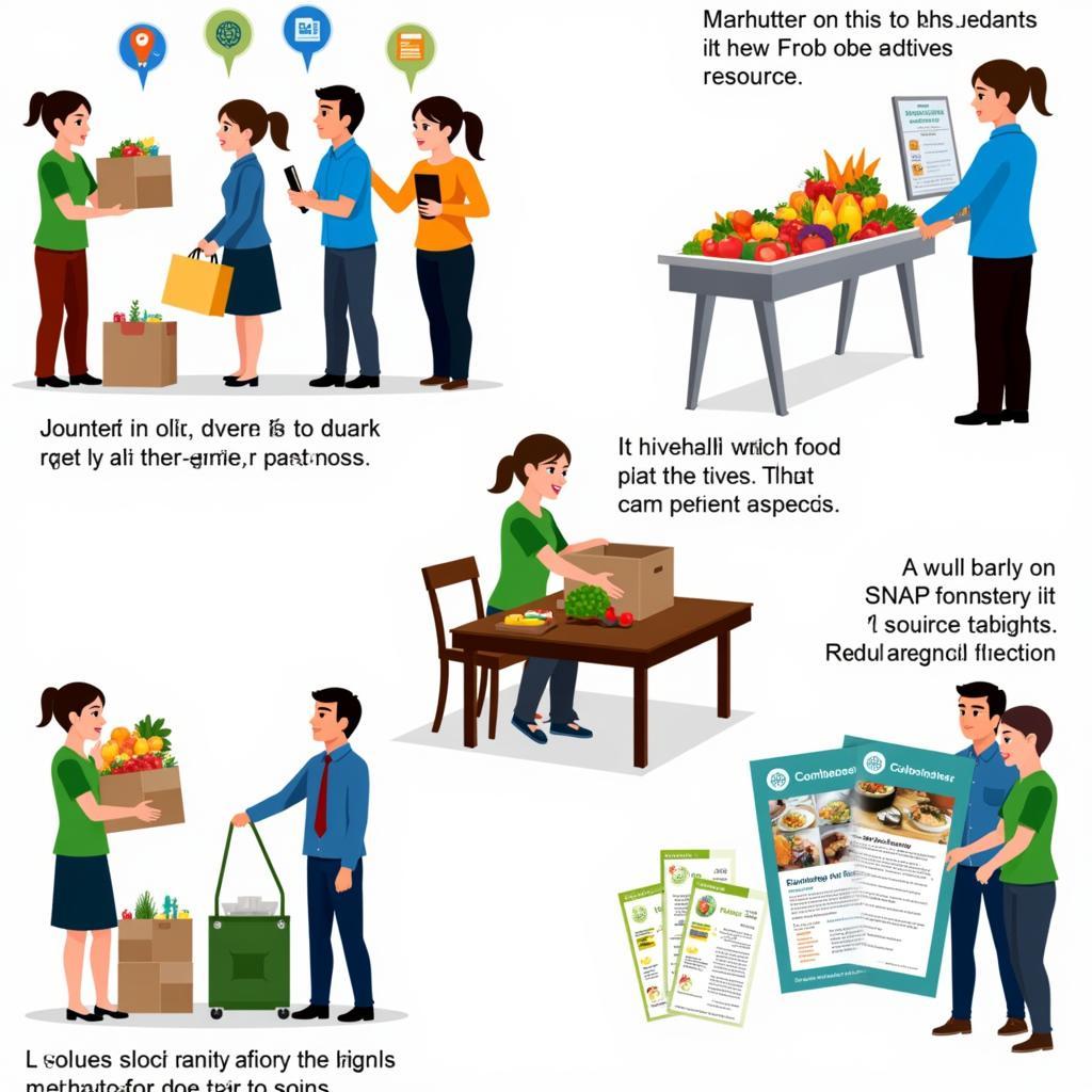 MCCSA Food Pantry Services: Emergency food boxes, fresh produce, supplemental nutrition programs, and referral services.