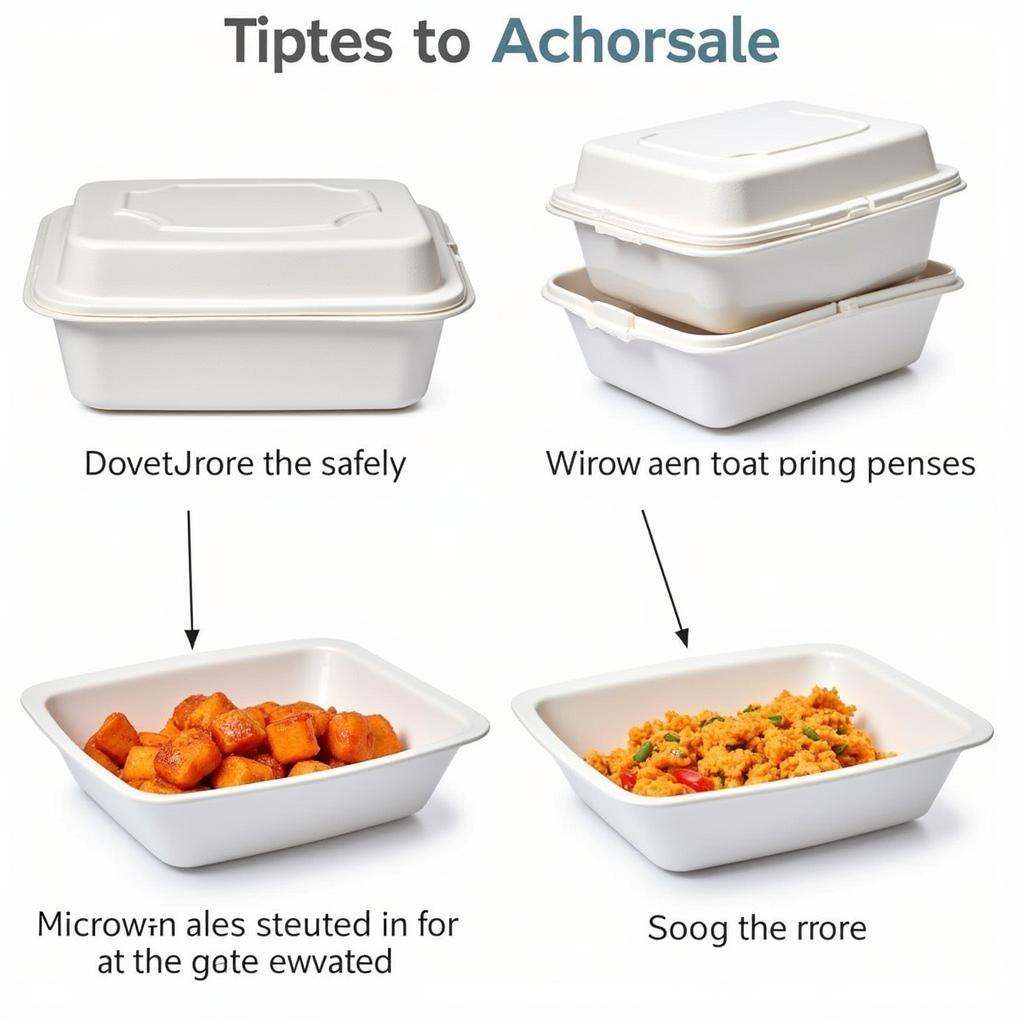 Microwave-Safe Food Takeout Containers