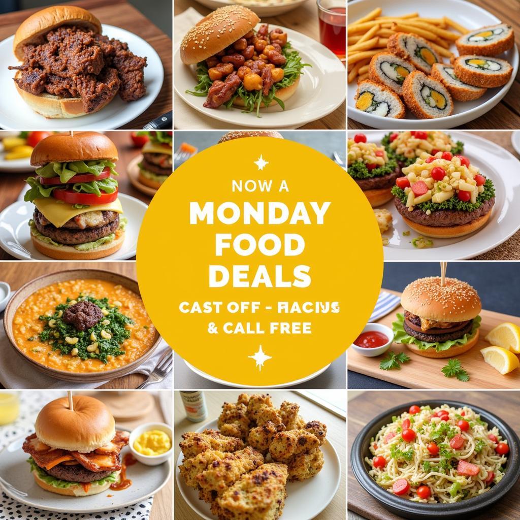 Delicious Variety of Monday Food Deals